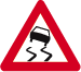 Panneau A15 Chaussée glissante