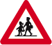Panneau A23 Endroit fréquenté par des enfants