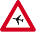 Panneau A35 Survol d'avions à basse altitude