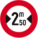 Panneau C27 Largeur limitée
