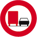 Panneau C39 Interdiction de dépasser pour véhicules > 3.5T