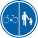 Panneau D9 Voie pour piétons, vélos, cyclomoteurs A