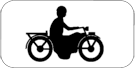 Panneau additionnel F17-o-2 Motocyclettes autorisées sur bande bus