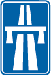 Panneau F5 Commencement autoroute