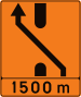 Panneau F83 Préavis traversée berme centrale