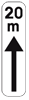 Flèche avec distance 20m