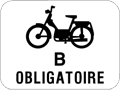 Panneau M6fr Cyclomoteurs B autorisés