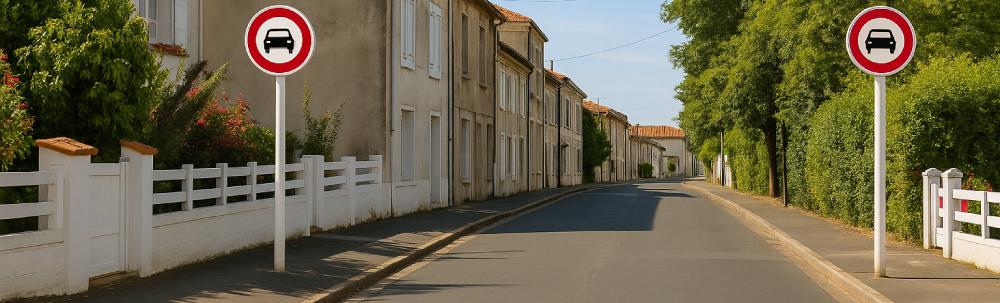interdit voiture