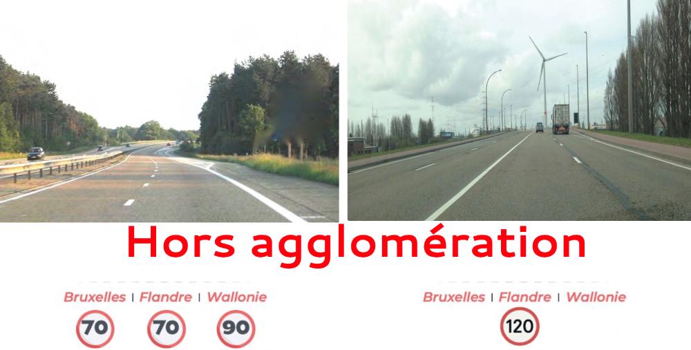 vitesse hors agglomération