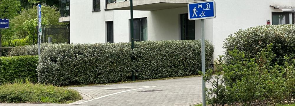 panneau zone résidentielle